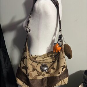 Coach Brown and Tan Women's Bag